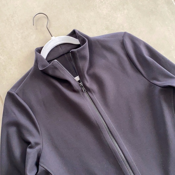NEW EILEEN FISHER FLEX TENCEL PONTE ZIP JACKET - Picture 5 of 9
